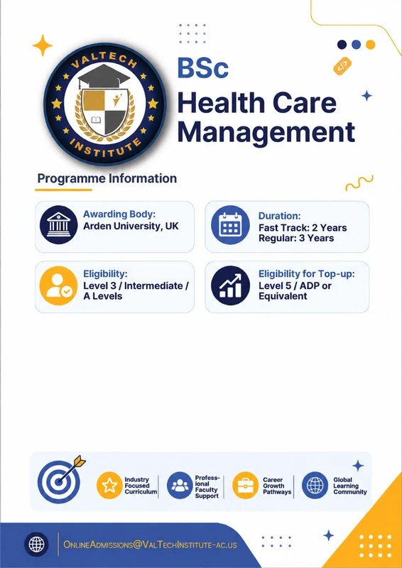 BSc Health Care Management from the Val Tech gallery